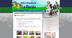 Desktop Screenshot of clinicaveterinarialaflorida.com